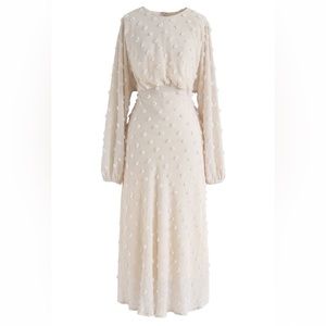 Chic Wish Cotton Candy Sheer Midi Dress